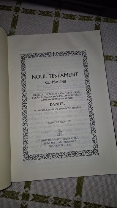 Carte Noul Testament carte religie