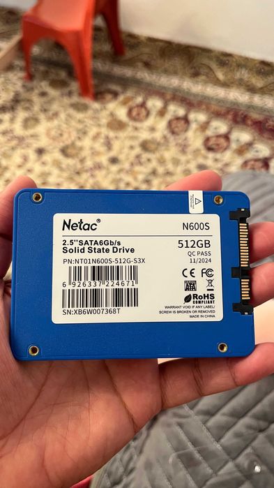 Продам SSD Netac 512GB