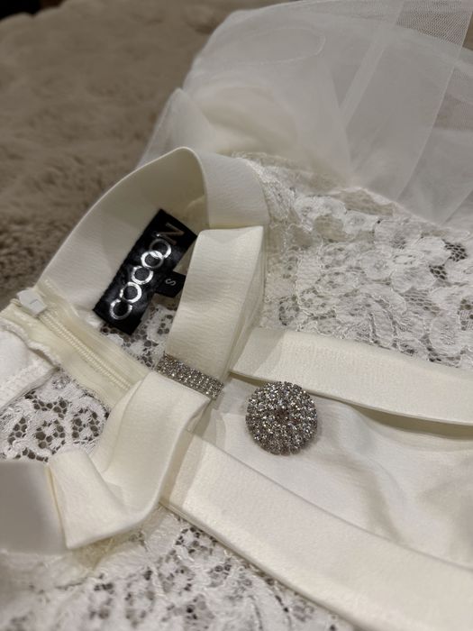 Рокля Boutique Cocoon Ivory Cristal