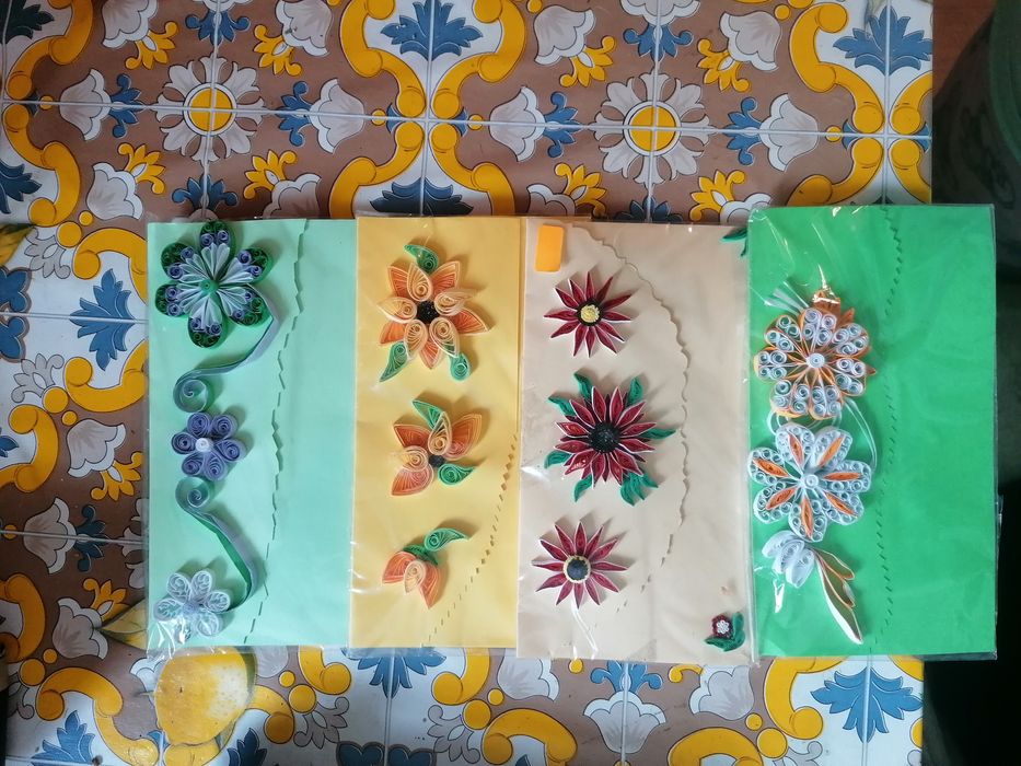 Квилинг пликове,ръчно изработени