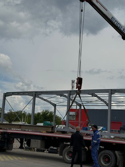 Hală metalică 40/15/6m