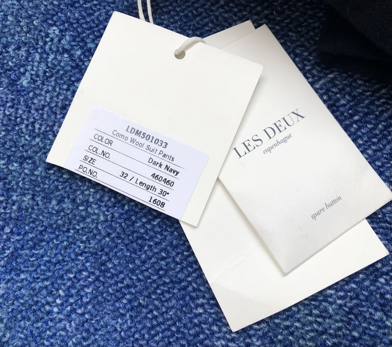 30% вълна Les Deux Como Wool Suit Pants ОРИГИНАЛЕН мъжки панталон - 32