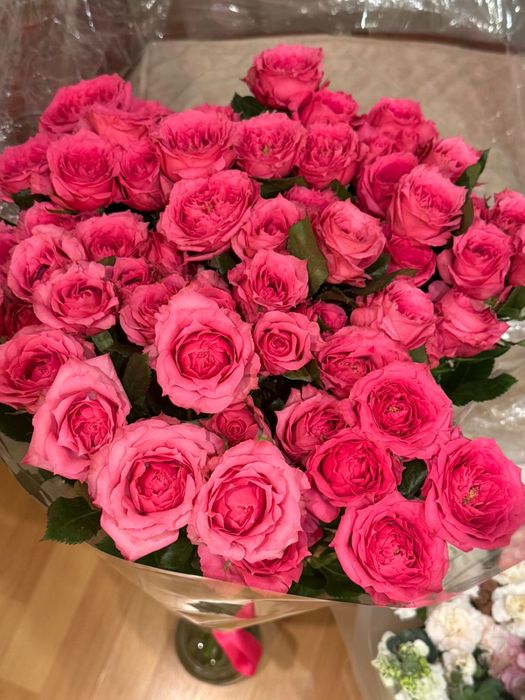 Свежие букеты объемные