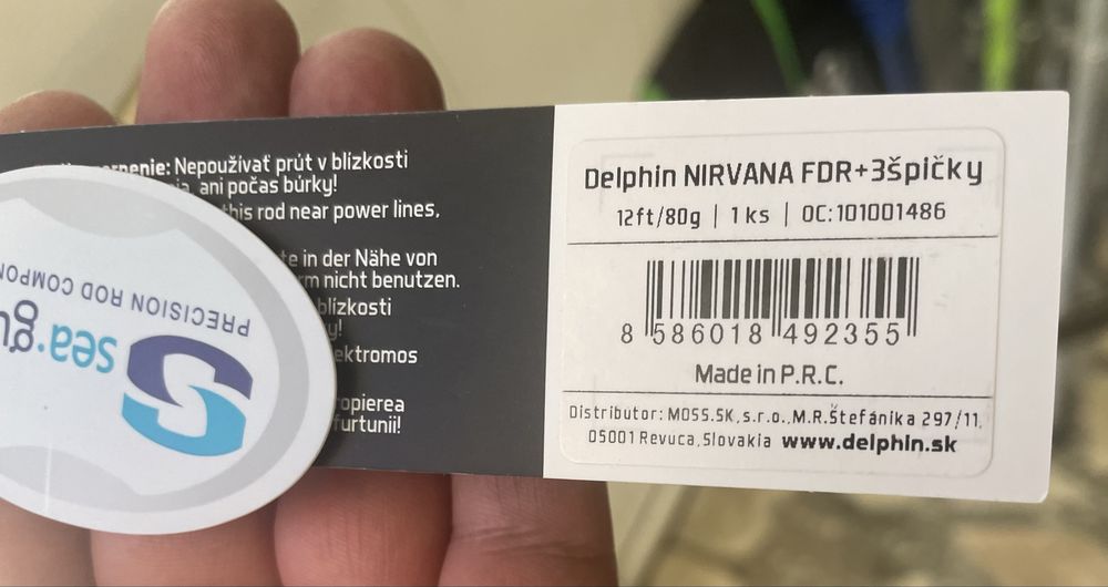 Lanseta Delphin Nirvana FDR, 3.60m, 40-80g, 3+3buc