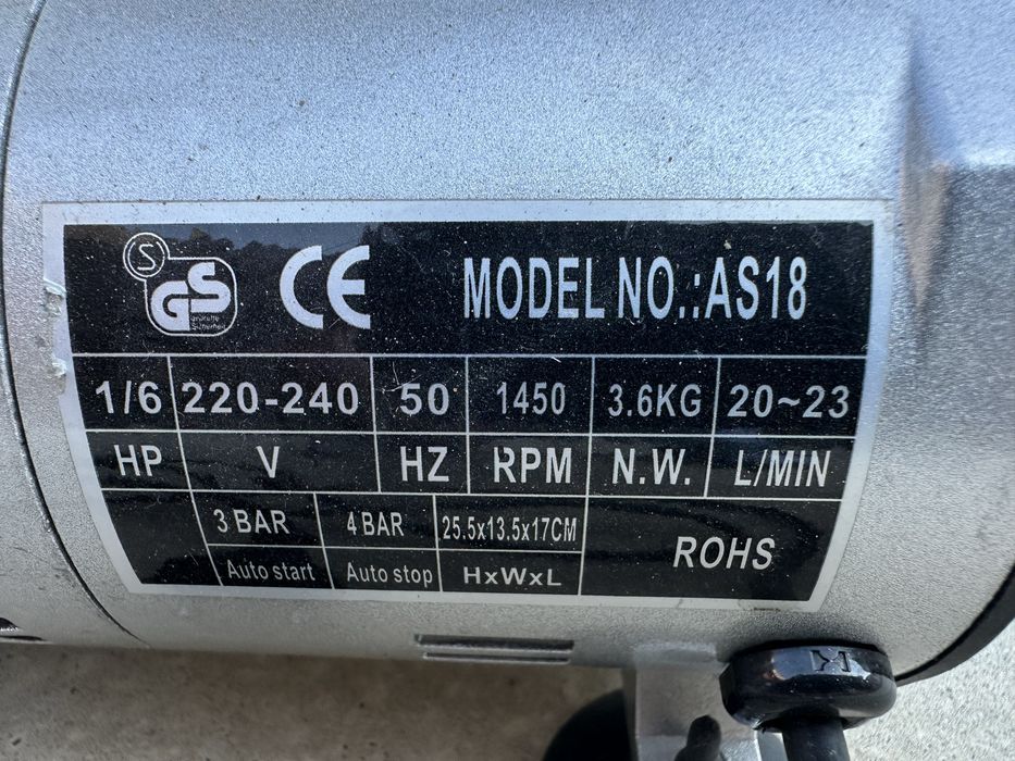 Compresor pentru  aerograf cu ventilator