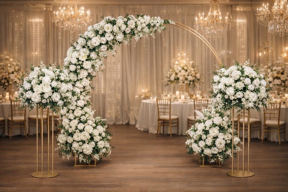 Decor nunta -arcada boho