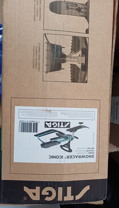 Sanie Stiga snowracer iconic albastru