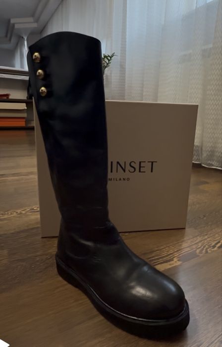 Twin set ботуши черни