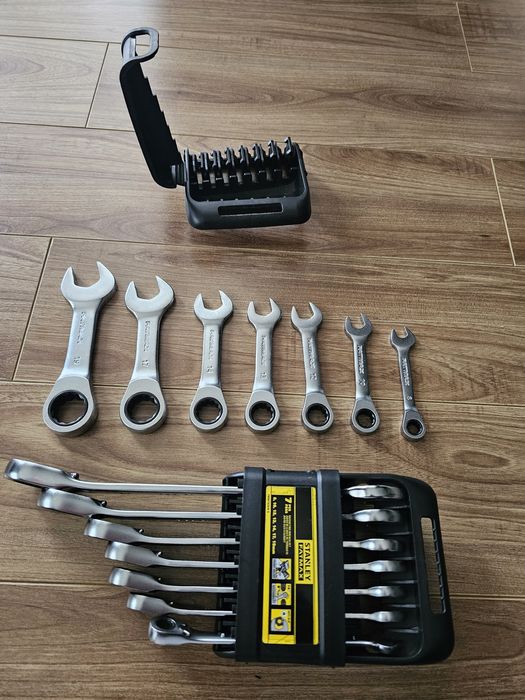 Ser 7 chei combinate cu clichet STANLEY FATMAX