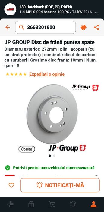 Discuri Frână hyundai/ kia