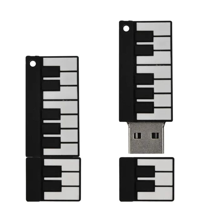 64 GB Флашка / USB Flash Drive -  Китара/Цигулка/Нота/Пиано