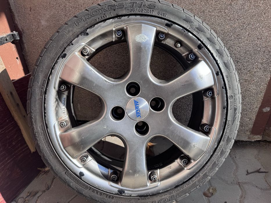 Cauciucuri+Jante Sport R17 ET38 100x4 7J