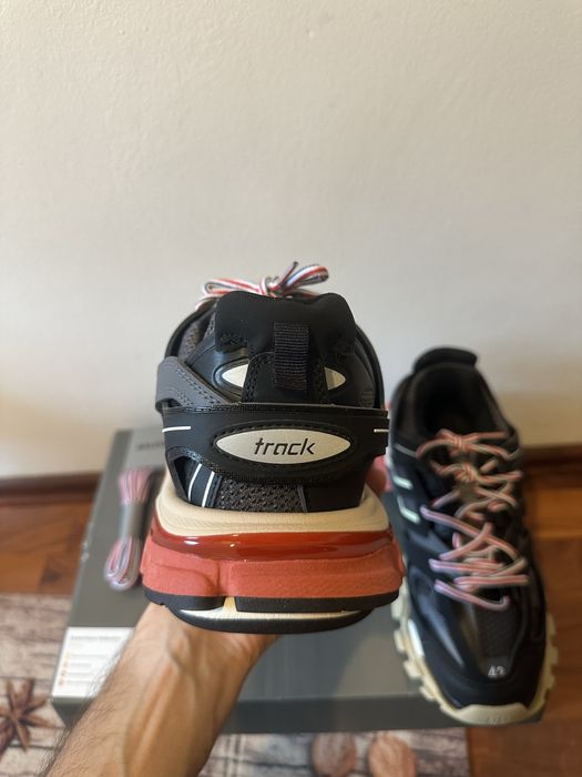 Balenciaga Track Black Grey Red