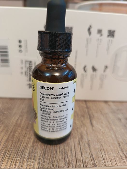 Picături Secom Vitamina D3 500 UI