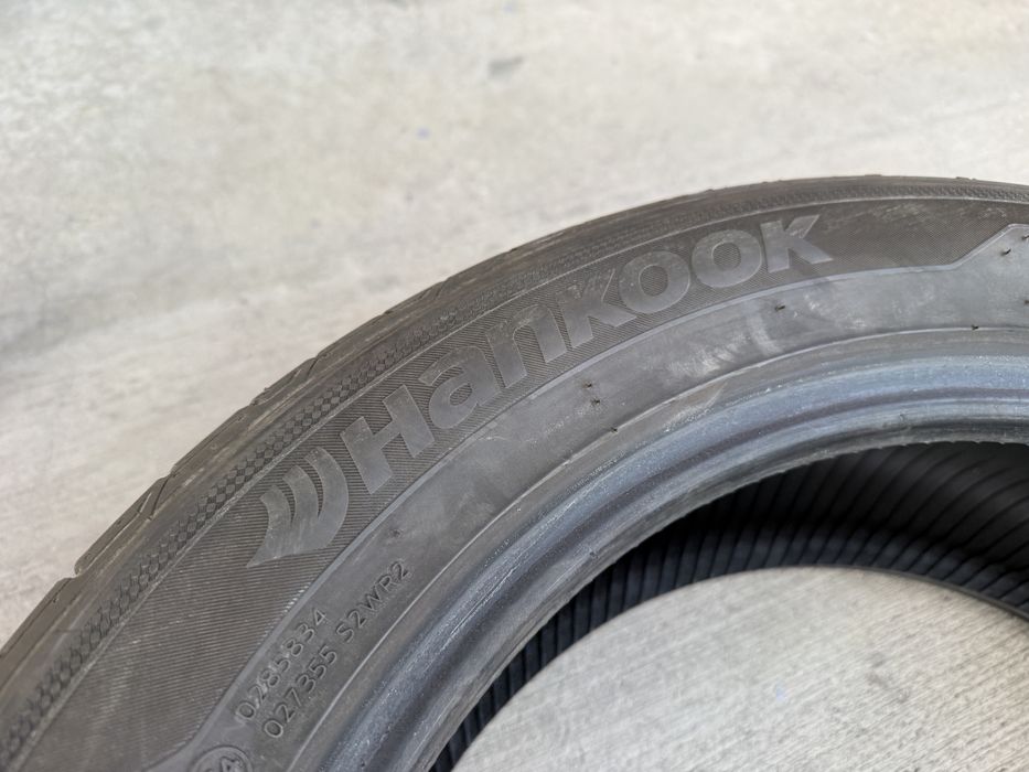 2бр. ОТЛИЧНИ Летни Гуми С Борд 205/55R/17 -HANKOOK- DOT:0221- 5.4мм.