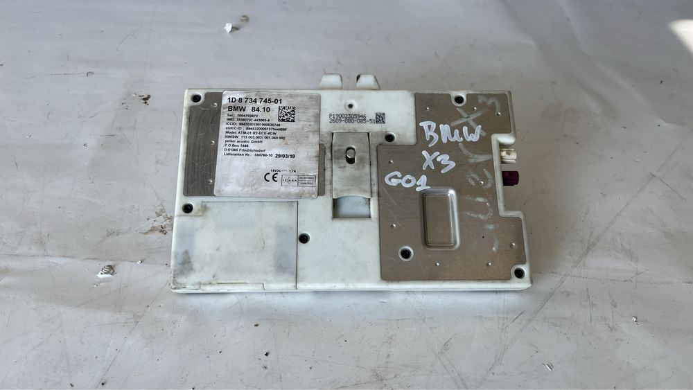 Телематик контрол модул BMW X3 G01 (2017-2024)