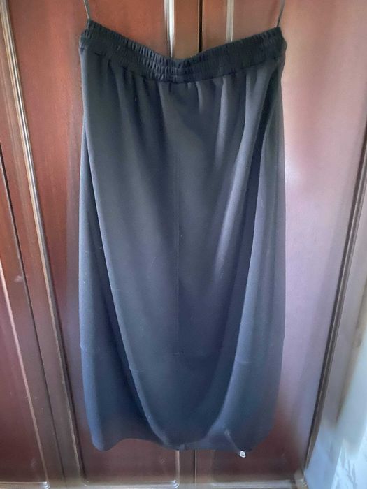 Юбка длинная чёрная