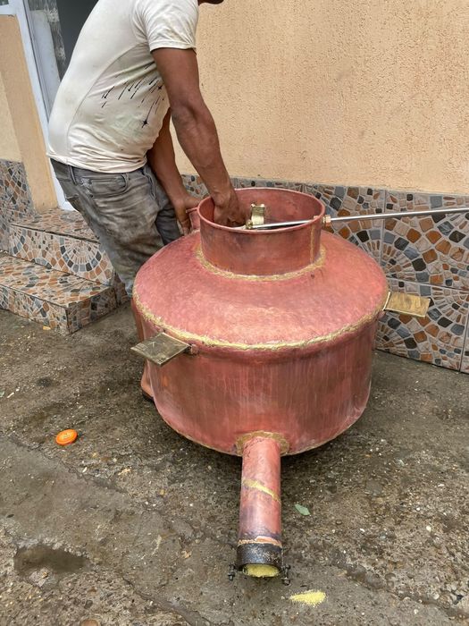 Cazan de tuica 125 litri cu fundul 4mm