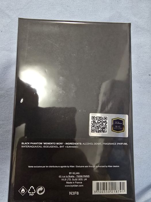 parfum Black Phantom by Kilian Memento Mori 50ml edp