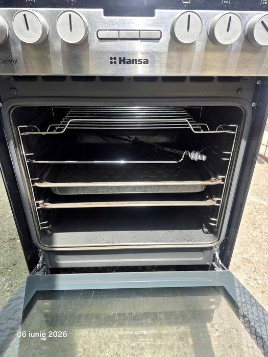 Aragaz Hansa pe gaz - cuptor electric