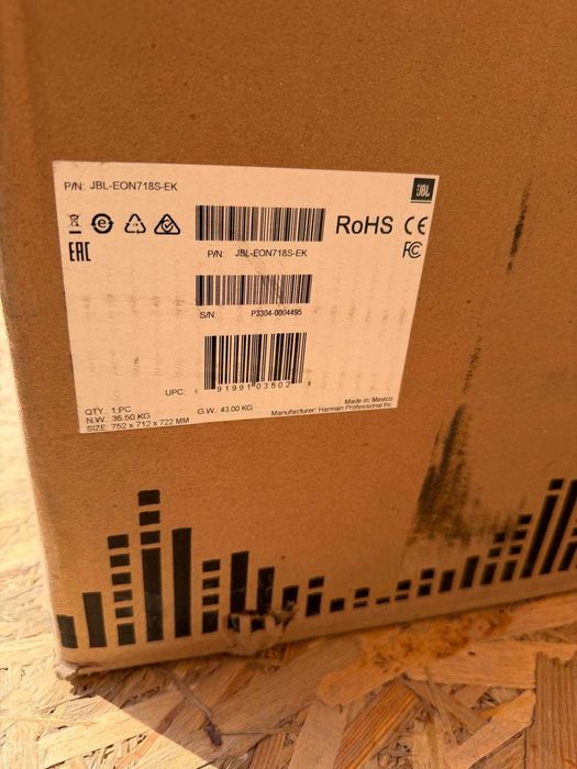 JBL EON 718S Subwoofer activ