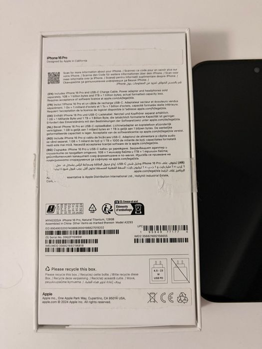 iPhone 16Pro stare perfecta