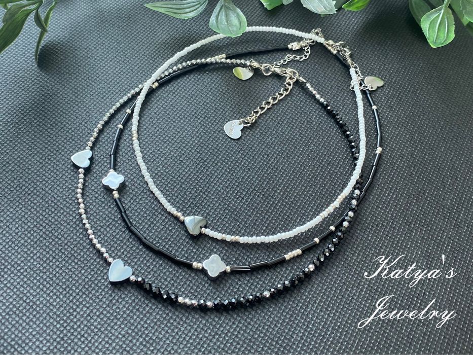 Бижута от естествени камъни. Чокъри