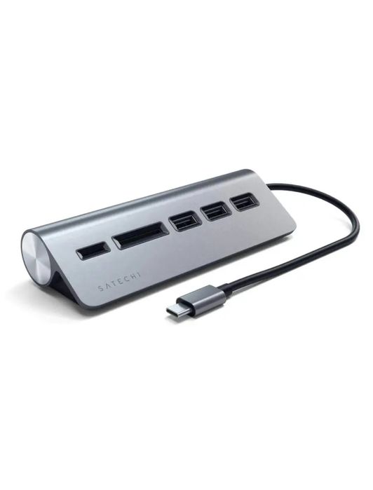 Хаб Satechi USB-C Combo Hub for Desktop, Space Gray