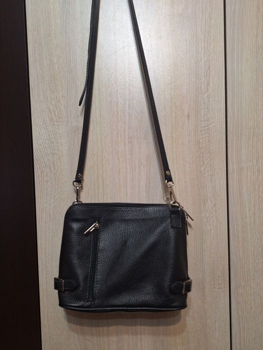 Естествена кожа чанта