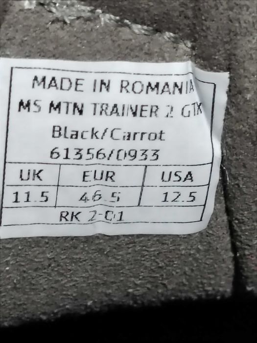 SALEWA MTN Trainer 2 Gtx, adidasi drumeții, mr. 46, 5, interior 30 cm