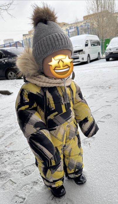 Зимний Детский комбинизон