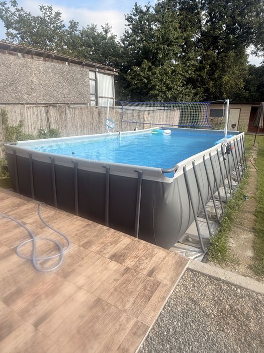 Vand piscina cadru metalic 732x366x132