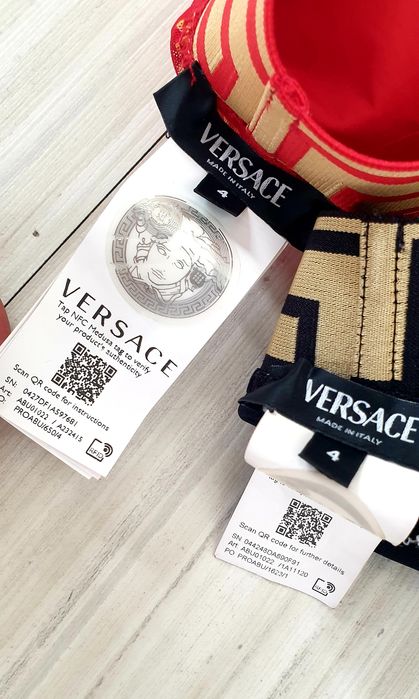 Versace Gianni Versace Medusa Swim  4 - M 2Бр НОВО ОРИГИНАЛ Мъжки Банс