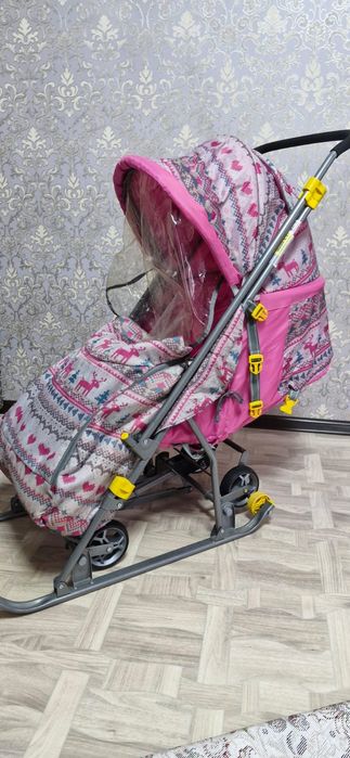 Продам коляску-сани 2в1 за 30000