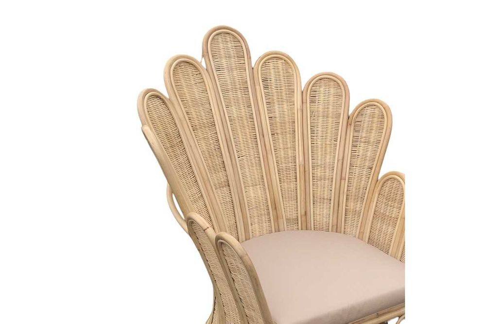 Ратанов фотьойл Puzzle-home Fragia 103x90x120cm