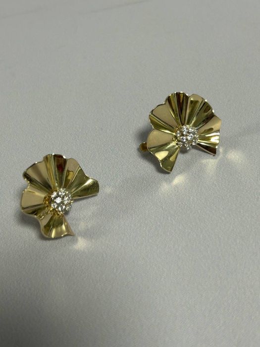 Золотые серьги, 585 / КА30215