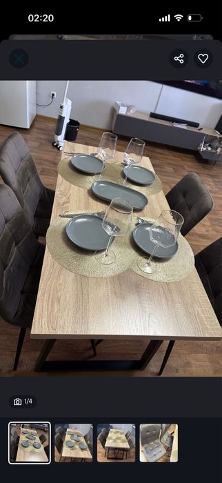 Стулья лофт  и стол