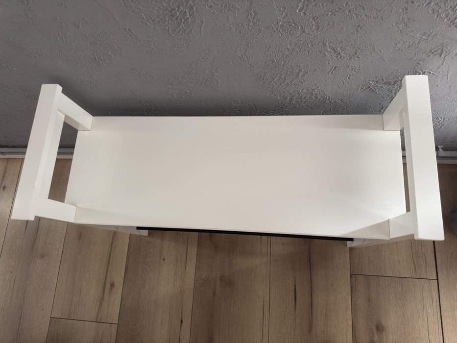 Bancă depozitare pantofi IKEA, alb, 85x32x65
