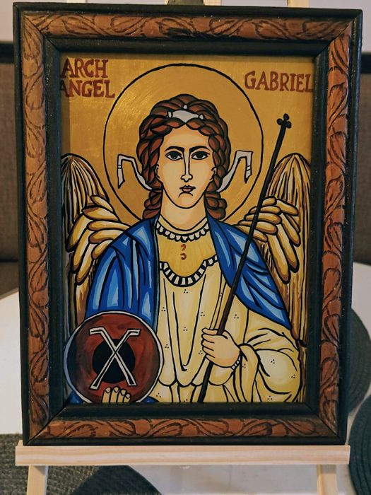 Icoane pictate pe sticla