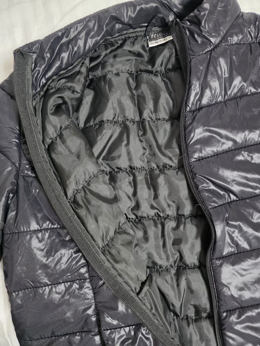 Черно лъскаво яке - размер 40