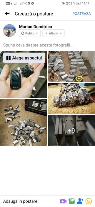 Vând matrite coșulețe feeder