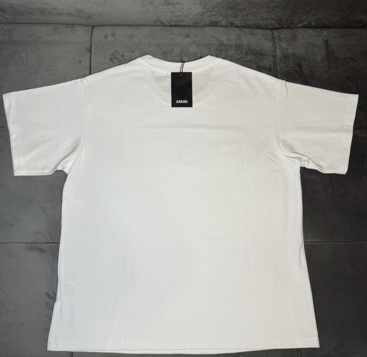 Tricou Amiri alb calitate Premium