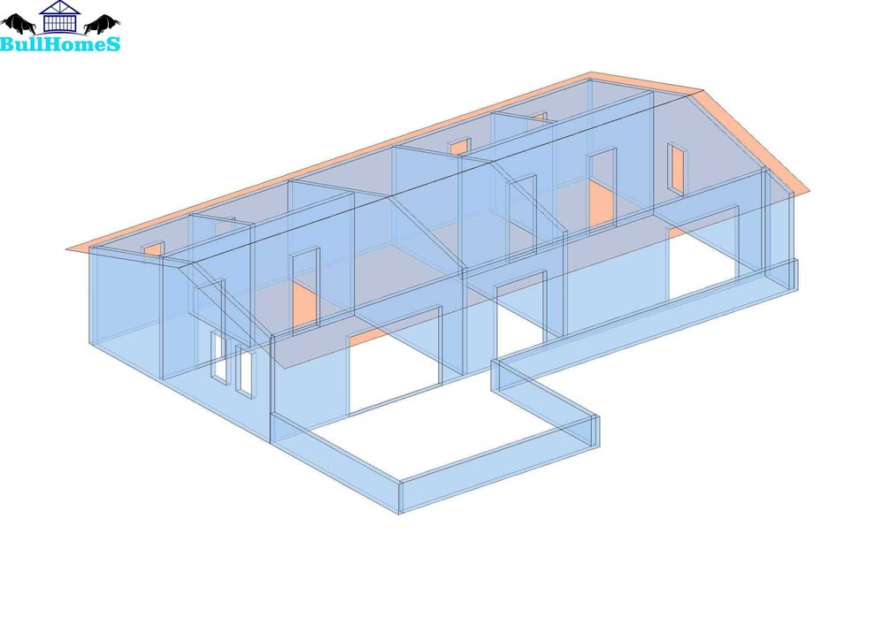 Къща,Бунгало,Преместваема къща,Сглобяеми къщи,Модулни,Жилищни-255м²