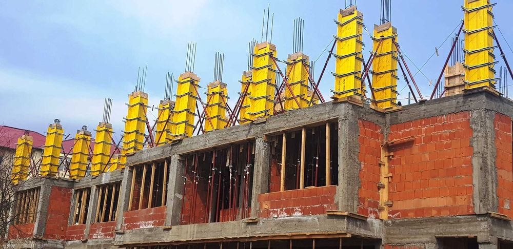 Coltare stalp 15/45 cm, cravate stalp, sistem cofrare stalp beton