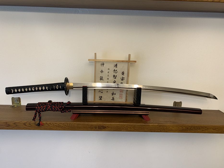 Artă japoneză/stativ prezentare sabie katana/wakizashi/tanto