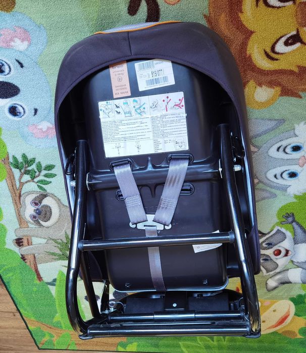 Детско столче за кола Brevi - Grand Prix, сиво с оранжево, до 18 kg