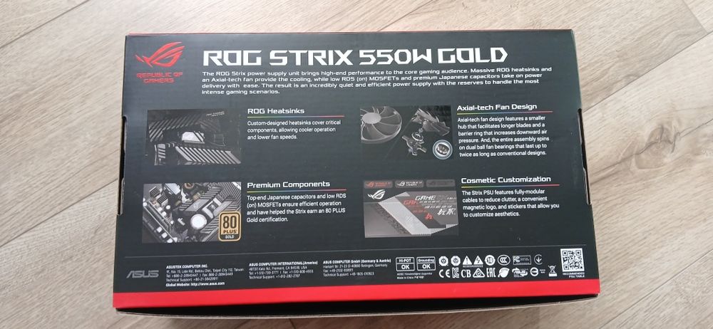Sursa Asus rog Strix, 80+ Gold, 550W