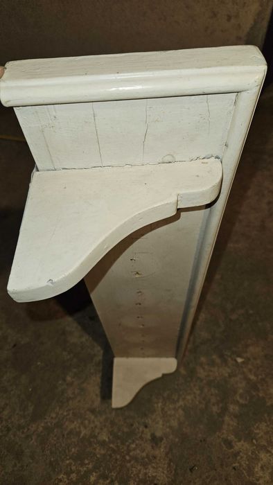 Комплект 2 бр. ретро дървени етажерки закачалки