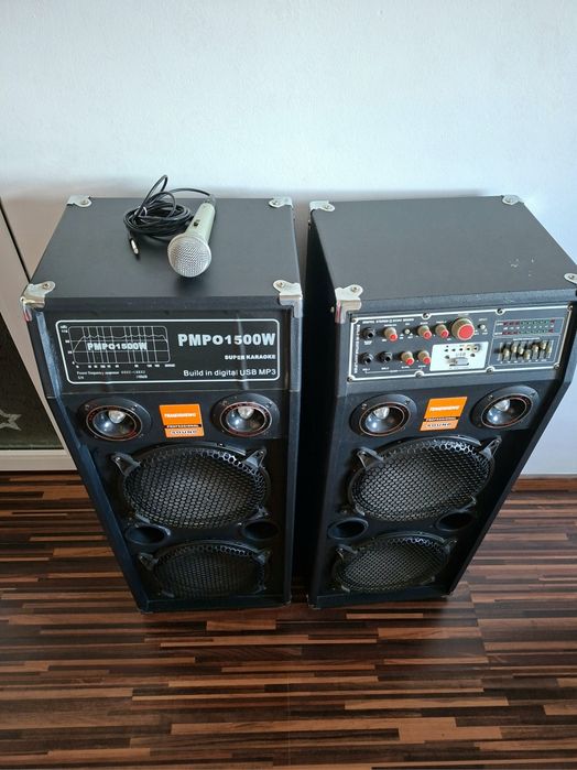 Boxe Temeisheng PMPO 1500 W Super Karaoke