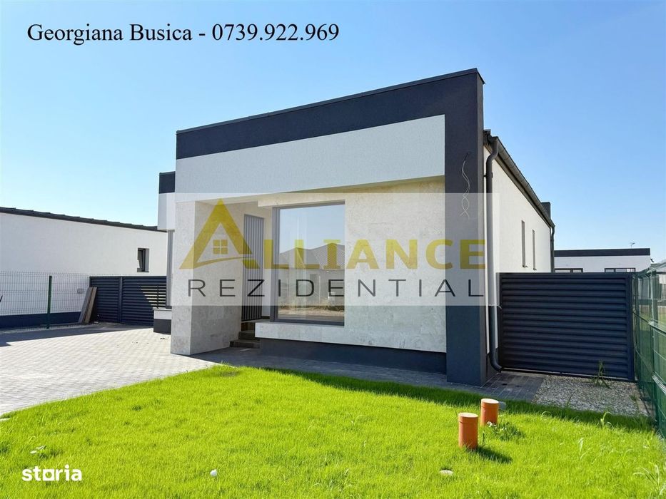 Casa individuala parter ||3 camere 2 bai+dressing||teren 330 mp || 2 m